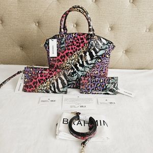 Brahmin Stampede Melbourne Large Duxbury w/Ady Wallet & Daisy Wristlet #NWT#